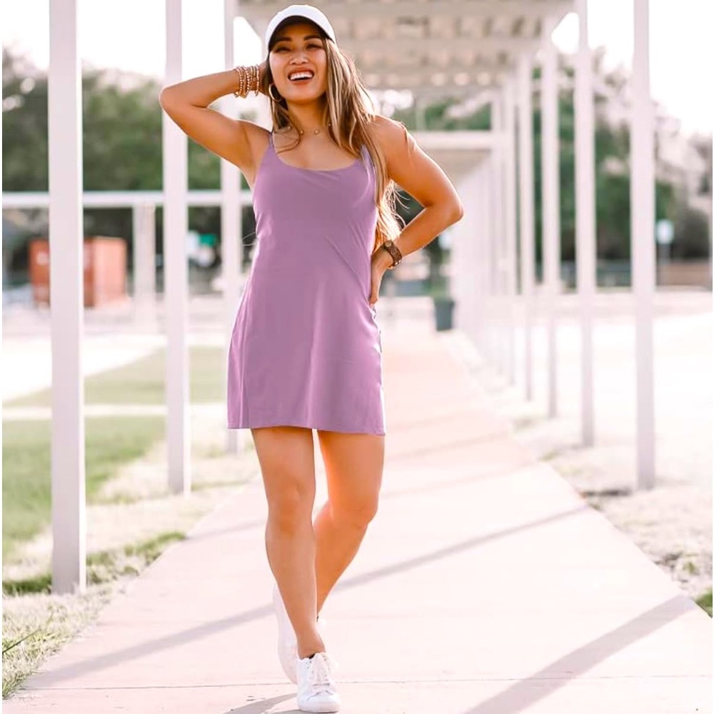 NWT medium Health Yoga Athletic Workout Dress  w/o Shorts (missing biker shorts)